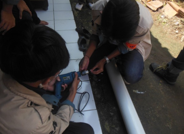 Pembuatan Lubang Biopori